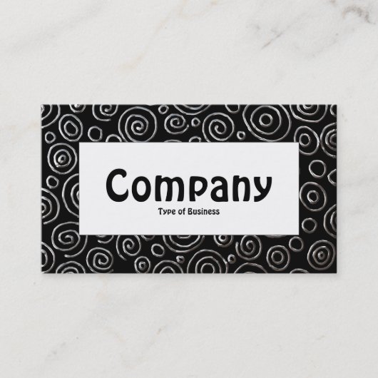 Midden label - Abstract 181112 - Exotisch metaal (Voorkant)