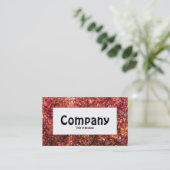 Midden-label - Autumn Leaves Visitekaartje (Staand voorkant)