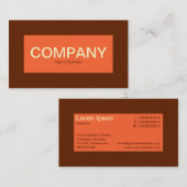 Midden label - Autumn Sinaasappel met bruin 632100 (Voorkant / Achterkant)