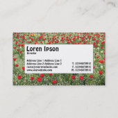 Midden-label - Bed of Tulps Visitekaartje (Achterkant)