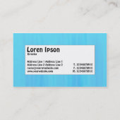 Midden label - Blauwe gekleurde textuur (Achterkant)