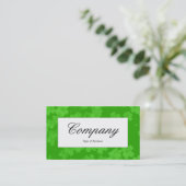 Midden Label - Bloem Textuur - Groen (33CC00) (Staand voorkant)
