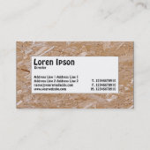 Midden-label - Chipboard Visitekaartje (Achterkant)