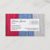 Midden label - donkere thread (Achterkant)