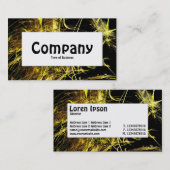 Midden label - fractale vlam 02 (Voorkant / Achterkant)