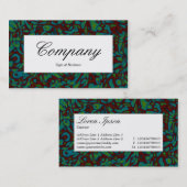 Midden-label - Groene markering Visitekaartje (Voorkant / Achterkant)