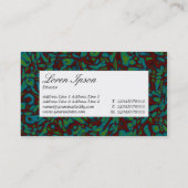 Midden-label - Groene markering Visitekaartje (Achterkant)