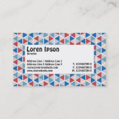 Midden label - Hexagon patroon 05 (Achterkant)