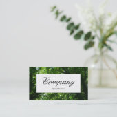 Midden-label - in de bomen II Visitekaartje (Staand voorkant)