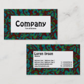 Midden-label - Marbling Visitekaartje (Voorkant / Achterkant)