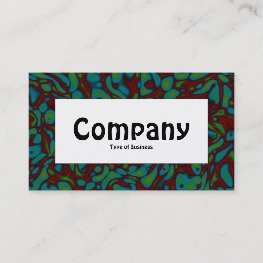 Midden-label - Marbling Visitekaartje (Voorkant)