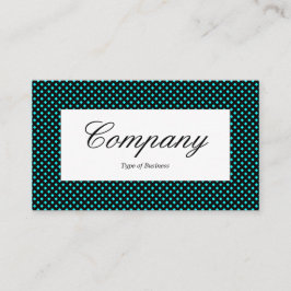 Midden label - Nettextuur over cyaan