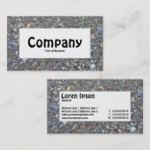 Midden-label - Pebble Beach Visitekaartje (Voorkant / Achterkant)