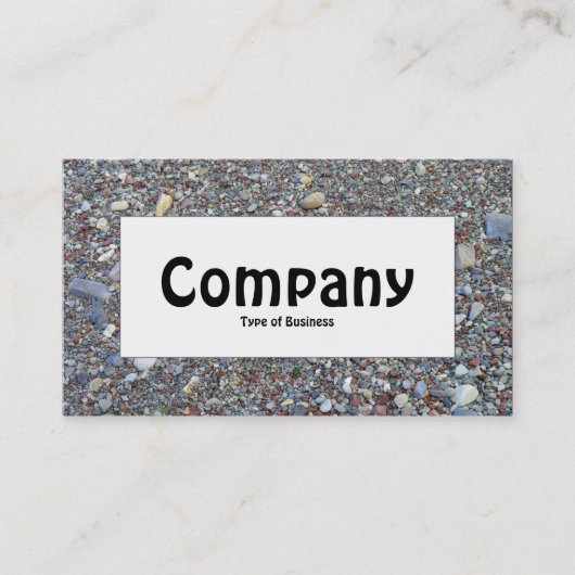 Midden-label - Pebble Beach Visitekaartje (Voorkant)