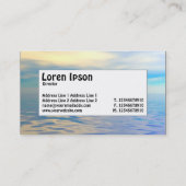 Midden-label - Tropisch Zee Visitekaartje (Achterkant)