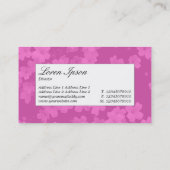 Midden label - Vloerstructuur - Roze (Achterkant)