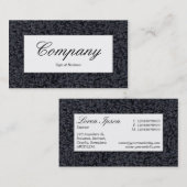 Midden-label - Wooly tapijt Visitekaartje (Voorkant / Achterkant)