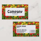 Midden-label - Zee Tulpen III Visitekaartje (Voorkant / Achterkant)