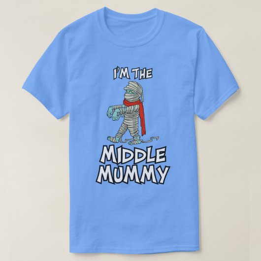 Midden mama halloween bijpassend familie kostuum t-shirt (Design voorkant)