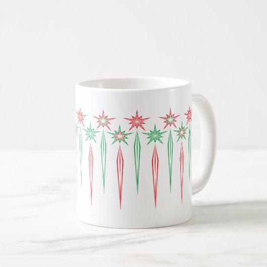 Midden-mod-ijskles, klassieke 11oz. Mok (Voorkant rechts)