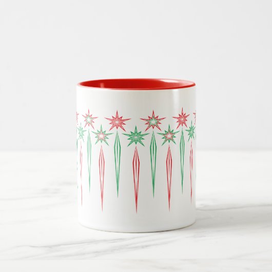 Midden-mod-ijskles, klassieke 11oz. Mok (Center)