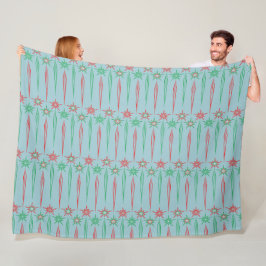 Midden-mod-pictogrammen, grieppandje (3 maten) fleece deken