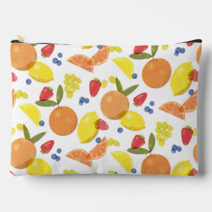 Midden Moderne Grungy Risograph Boerenmarkt Fruit Etui