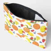 Midden Moderne Grungy Risograph Boerenmarkt Fruit Etui (Open)