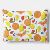 Midden Moderne Grungy Risograph Boerenmarkt Fruit Etui (Achterkant)