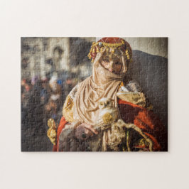 Midden-oostelijk carnavalmasker in Venetië Legpuzzel