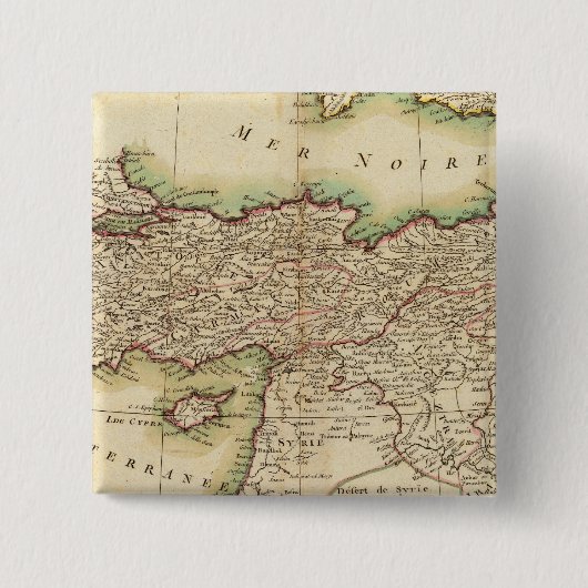 Midden-Oosten 3 Vierkante Button 5,1 Cm (Voorkant)