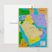 Midden-Oosten Ansichtkaart Briefkaart (Voorkant / Achterkant)