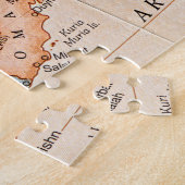 Midden-Oosten Arab Kaart Legpuzzel (Zijkant)