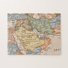 Midden-Oosten Arab Kaart Legpuzzel