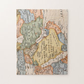 Midden-Oosten Arab Kaart Legpuzzel (Verticaal)