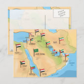 Midden-Oosten Briefkaart (Voorkant / Achterkant)