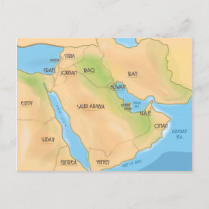 Midden-Oosten Briefkaart