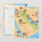 Midden-Oosten Briefkaart (Voorkant / Achterkant)