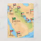 Midden-Oosten Briefkaart (Voorkant)