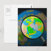 Midden-Oosten in het middelpunt Briefkaart (Voorkant / Achterkant)