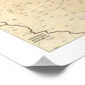 Midden-Oosten - kaart 1993 Poster (Hoek)