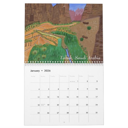 Midden-Oosten Kalender (Jan 2026)