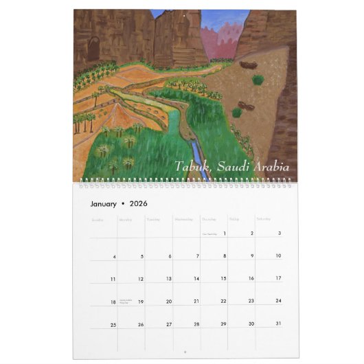 Midden-Oosten Kalender (2) 2025 (Jan 2026)