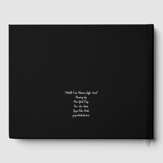 Midden-Oosten Martine Jaffe, Israël Gastenboek (Achterkant)