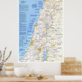 "Midden-Oosten: MIP 1989 Heilige Land ... Poster (Keuken)