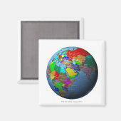 Midden-Oosten op Wereldbol Magneet (Voorkant / Achterkant)