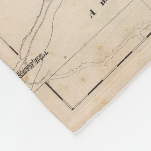 Midden-Oosten, Palestina Fleece Deken (Hoek)