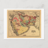 Midden-Oosten "Persia Arabia" Panorama Briefkaart (Voorkant)