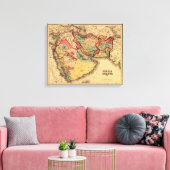 Midden-Oosten "Persia Arabia" Panorama Canvas Afdruk (Insitu (Woonkamer))