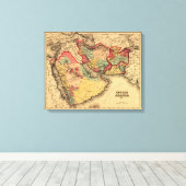 Midden-Oosten "Persia Arabia" Panorama Canvas Afdruk (Insitu (Houten vloer))